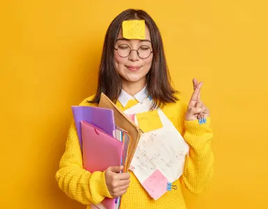 Girl learning
